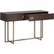 Jade 51.25 X 15.75 inch Antique Brass / Dark Mango Console Table
